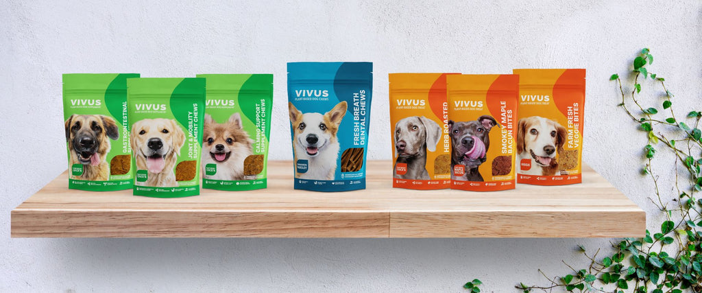 Vivus Pets 100% recyclable packaging line-up